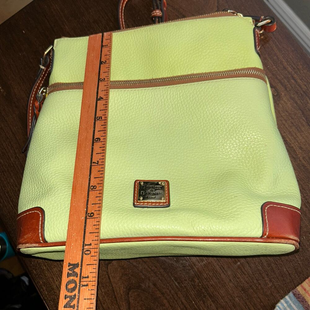Dooney & Bourke All Leather Pebble Leather Crossbody / Shoulder Bag - Picture 15 of 16